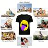 Funny Tongue Out Laugh Face Print T-Shirt Unisex Casual Loose Top For Daily Wear Pure cotton T-shirt