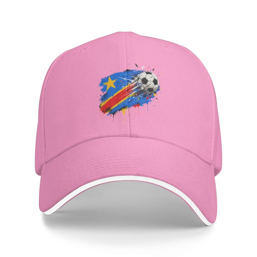 Unisex Republic Of Congo Congolese Flag DRC Outdoor Hat  Adjustable Baseball Caps Casual Baseball Cap Sunscreen Hats