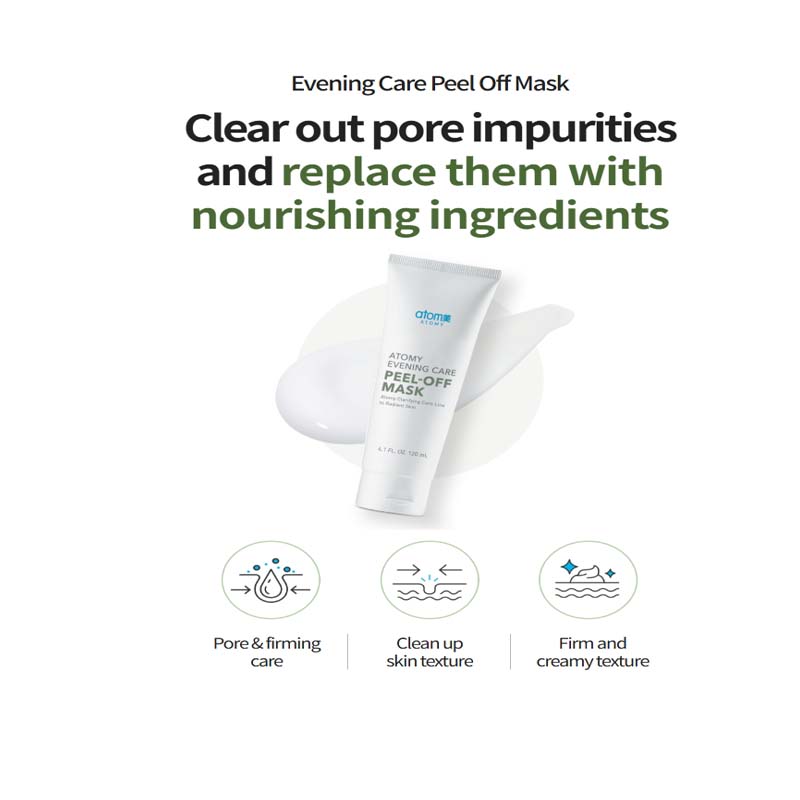 Atomy Gesichtsreiniger Abendpflege Make-up-Entferner Peeling-Gel Peel-Off-Maske