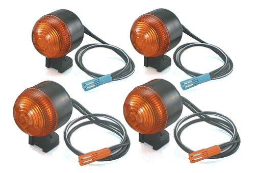 

Kitaco 830-1137900 Turn Signal Kit, Monkey Warens Mini, Black/Orange