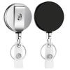 1pcs Retractable Badge Reel ID Card Lanyard Name Tag Metal Key Chain Ring Belt Clip Pull Keyring Id Badge Holder Badge Clip