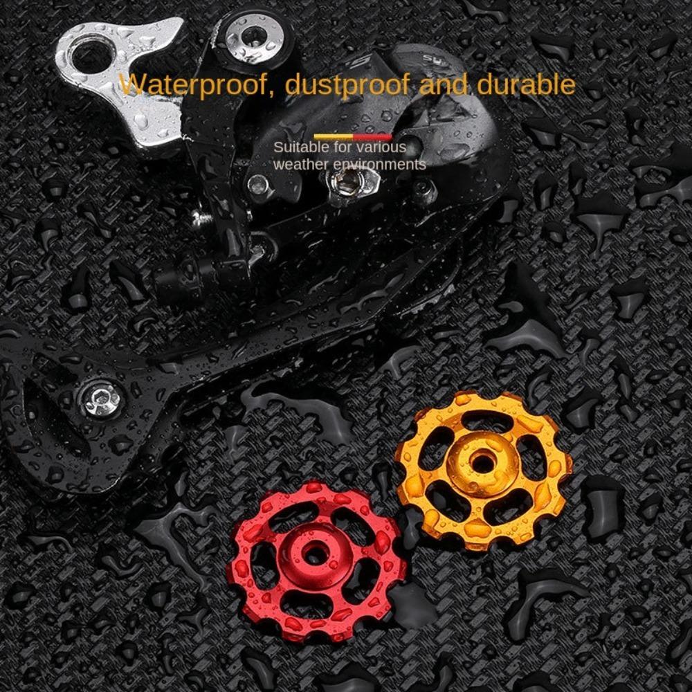 Aluminum Alloy Bicycle Jockey Roller 5 Colors Bearing Guide Wheel Rear Derailleur