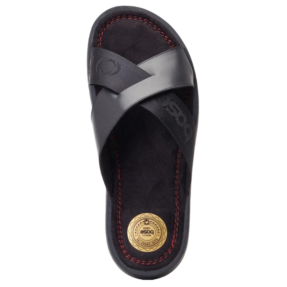 BASE LONDON Mens Webb Leather Sliders