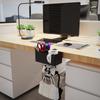 5 in 1 Desk Headphone Hanger Clamp  Under Desk Cup Holder Rotating Game Controller Stand Detachable Pen Cup Holder Desk Storage