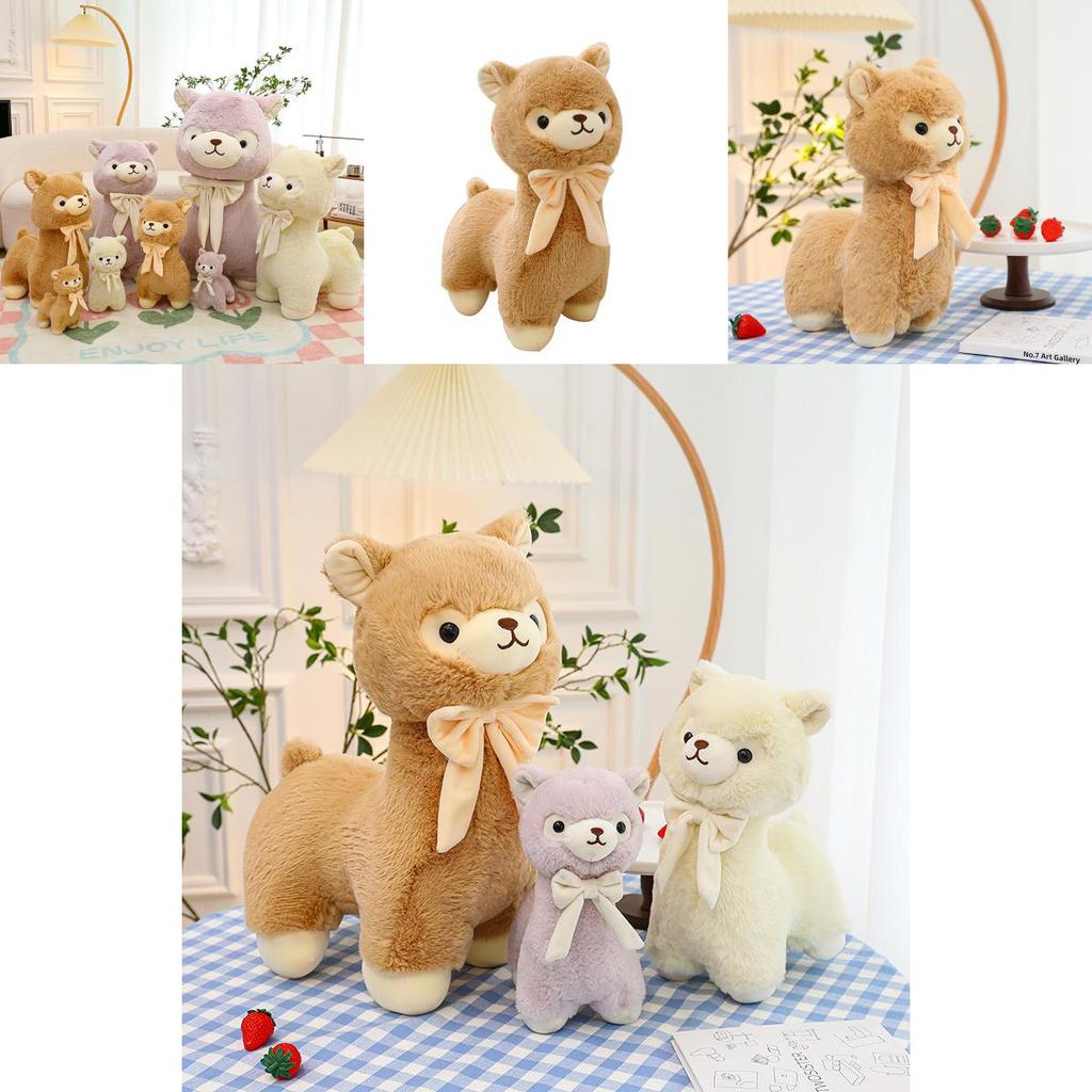 Disney Alpaca Plush Toy With Pp Cotton Filling For Girls Bedroom Decor