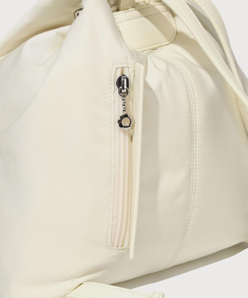 Covernat Woman Clover Heart Nylon Ribbon Backpack Butter