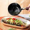 Uncoated Oil Splashing Pot Wooden Handle Omelette Pan Universal Butter Melting Pot  Stove