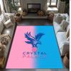 Crystal Palace Football Print Crystal Velvet Rug, Comfortable Water Absorbent Non Slip Indoor Floor Carpet