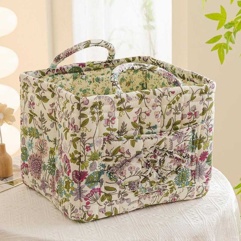 Portable Cotton Underwear Organizer Bag Multi Use Foldable Desktop Storage For Women Bedroom