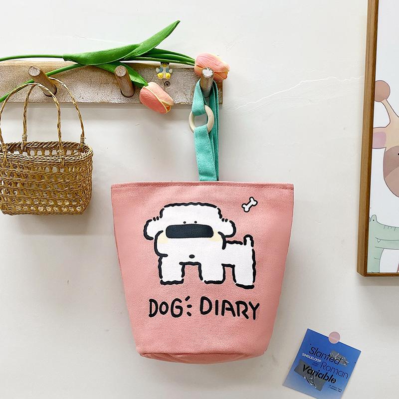 

Офисный работник мамочка холщовая сумка мультфильм ниша ведро типа удобная сумка для хранения, сумка женская сумка розовый