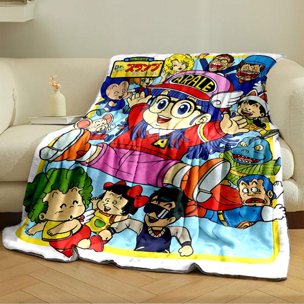 Brightly colored cartoon characters in a lively, playful group scene. for all seasons blanket lunch break throw gift