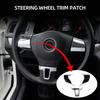 Copertura Decorativa Cromata in ABS per Volante Auto Adesivo per Volkswagen VW GOLF POLO JETTA MK5 MK6 Bora Accessori Auto