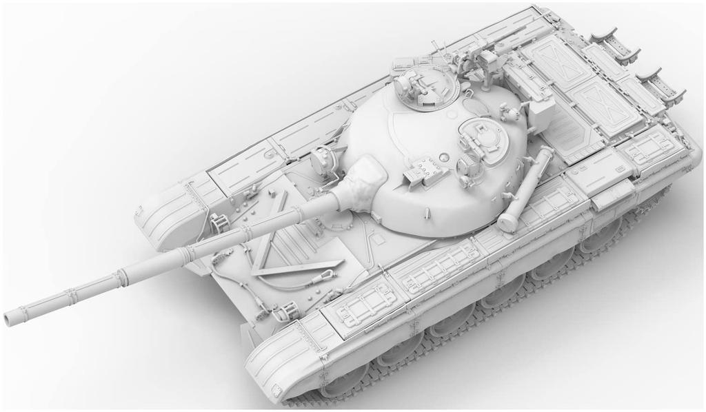 Das Werk 1/35 East German T-72M/UV-1/UV-2 Medium Tank 3-in-1 Plastic Model Kit USCDW35032