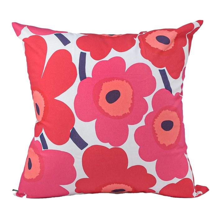 Marimekko Cushion Cover 50x50cm Pieni Unikko Red/White 064163 001