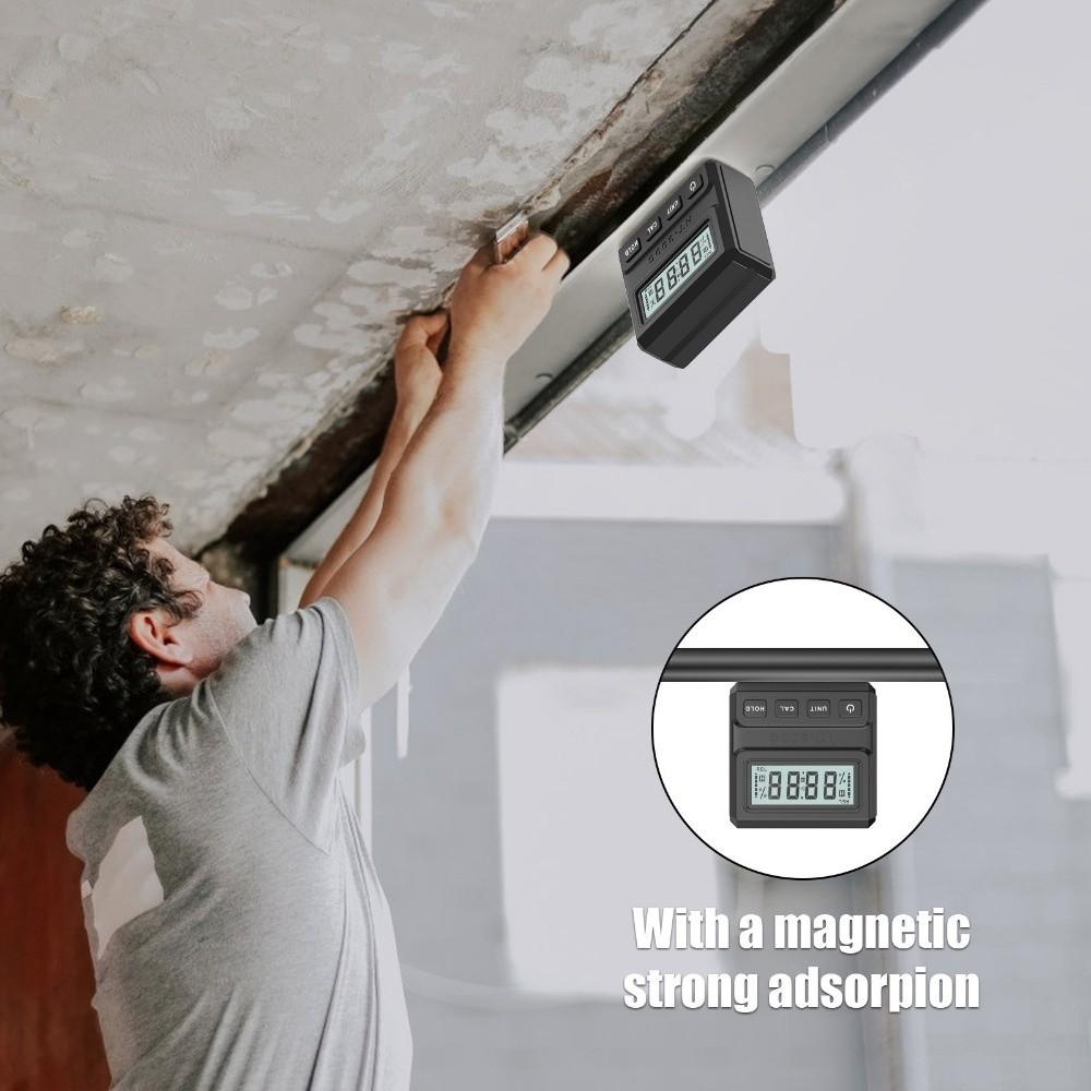 4*90° Angle Digital Protractor With Magnetic Base Electronic Inclinometer  Woodworking Tool