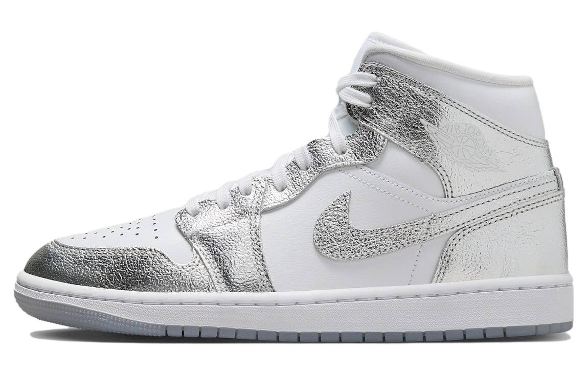 Jordan 1 Mid SE Metallic Silver Women s FN5031-100 36