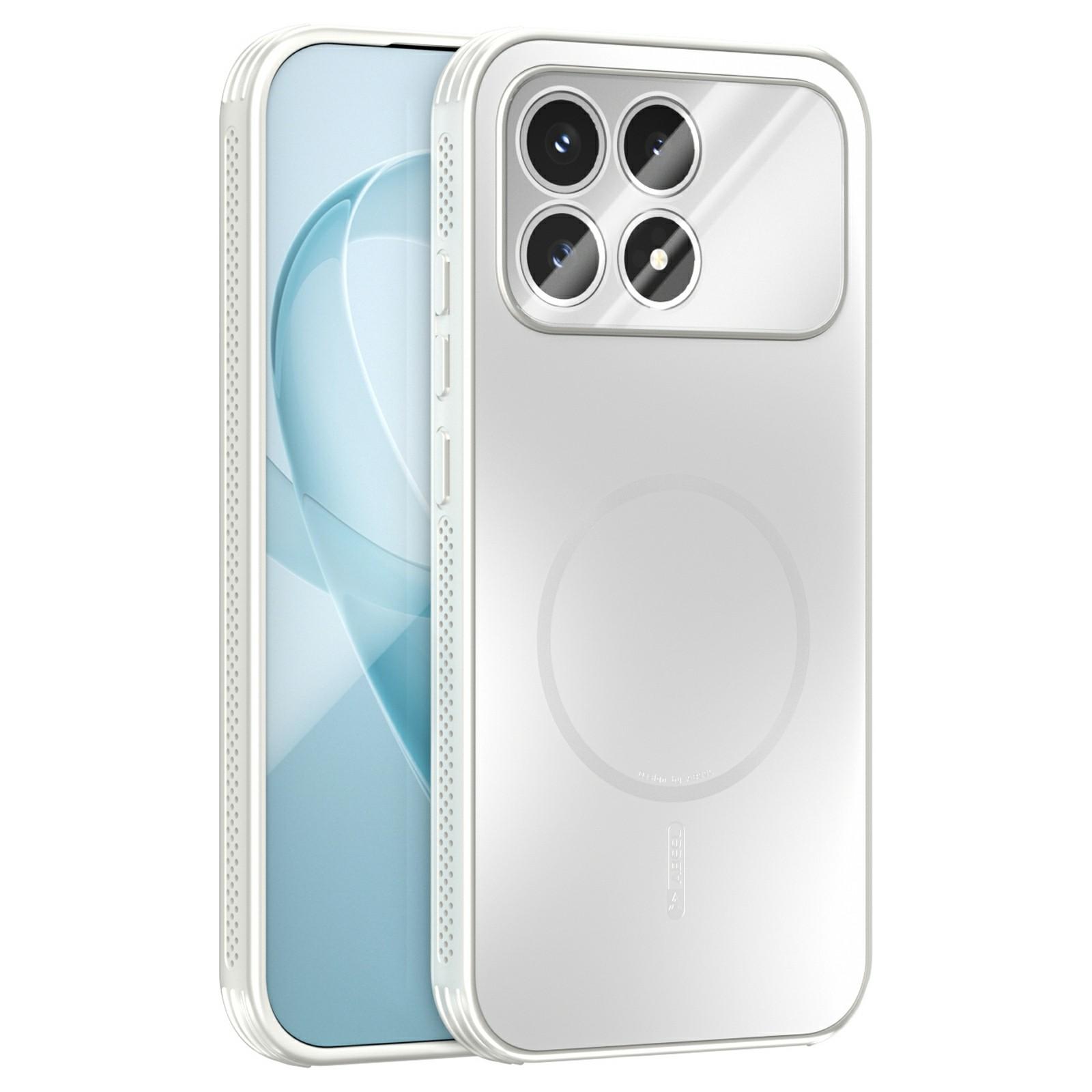 

ABEEL Для Xiaomi Redmi K90 5G/Poco F8 Pro Магнітний чохол TPU PC Охолоджуючий Матовий Задня кришка телефону з плівкою для камери