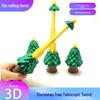 3D Printed Retractable Christmas Tree Sword Ornament & Snow Scene Toy