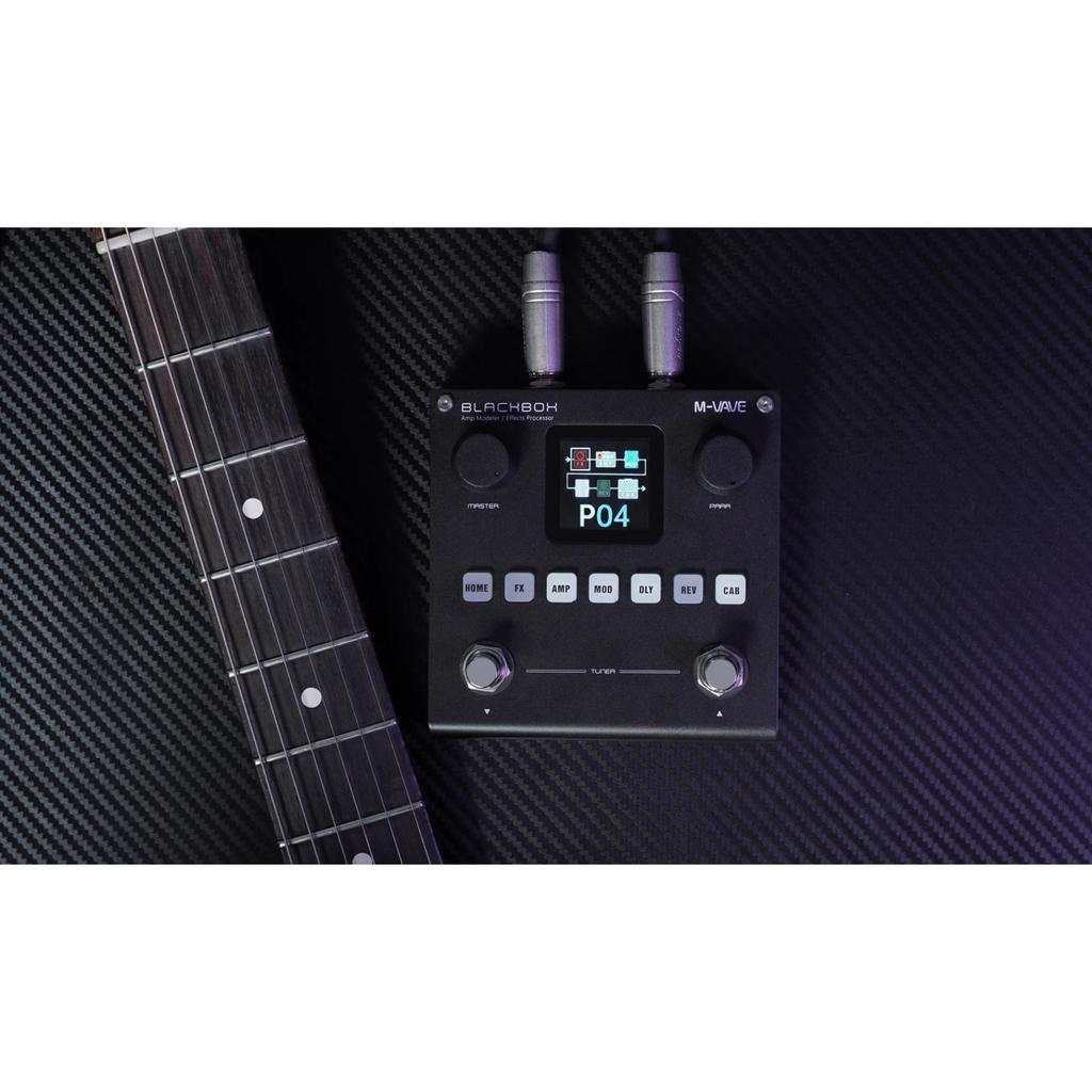 Processador de Efeitos Múltiplos Modelador de Amplificador de Guitarra / Baixo Blackbox Recarregável para Guitarra Elétrica Baixo