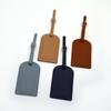 Customizable PU Leather Luggage Tag with Hardware Buckle & Signature Paper