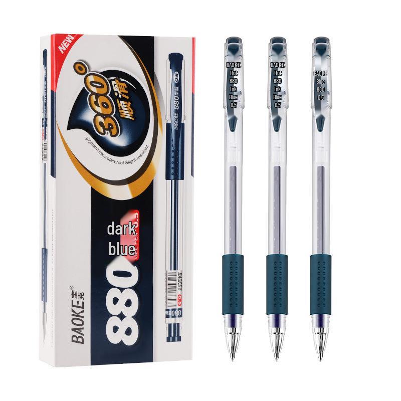 

Bao Ke 880 Dark Blue-Black Prescription Pen for Medical Staff 0.5mm