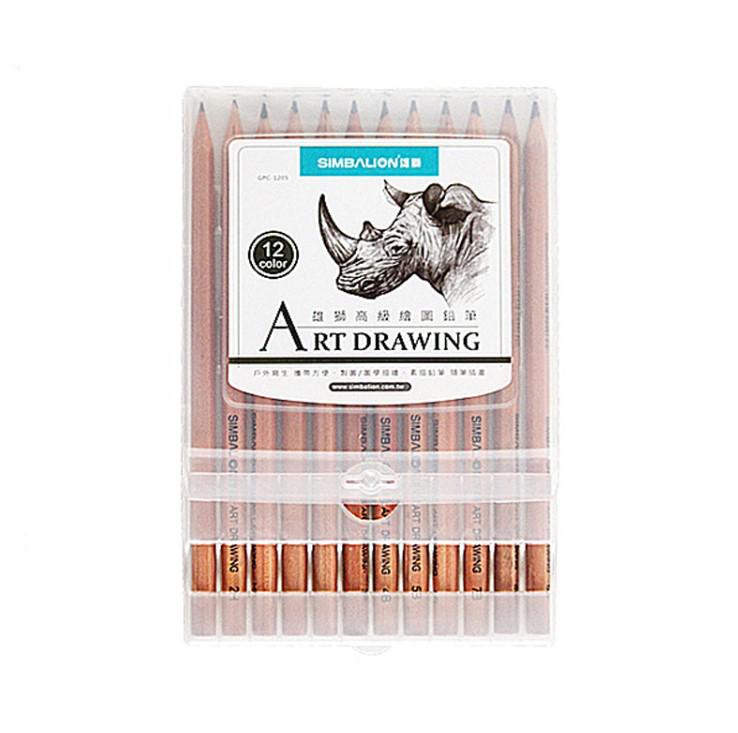 

Xiongshi Architectural Sketch & Drawing Pencils - Set of 12 Natural Wood Pencils 12 Different Shades Set