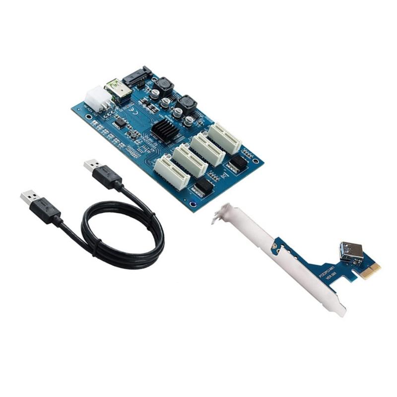 Multiple GPU Adapter Card ASM1184e Main Control For Mining And Rendering With PCIE Slots Support