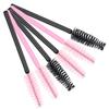 Disposable Short-Handle Eyelash & Brow Brushes - Pack of 50, Portable Mini Makeup Tool