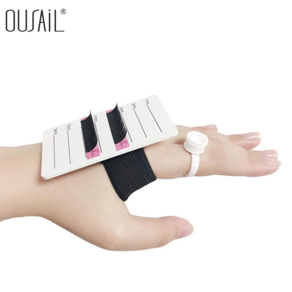 Beauty Akrylowa paleta do przedłużania rzęs i bandażowe podkładki żelowe do rzęs Materiały do ​​​​przedłużania rzęs