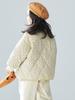 2025 Autumn & Winter Girls' Quilted Cotton Jacket: Fleece-Lined Baby & Children’s Outerwear