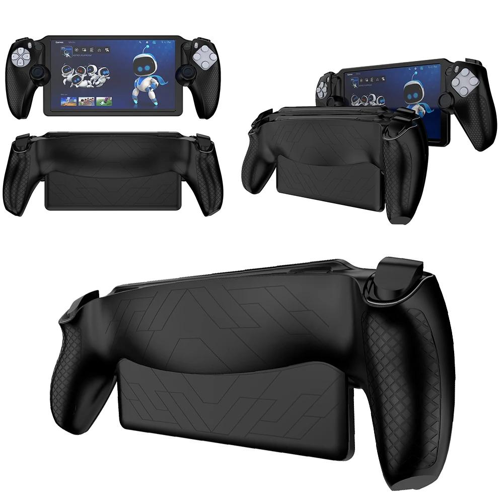 Für Playstation Portal Gaming Konsole Controller Schutzhülle Case mit Ständer TPU Hülle Skin Spiel Maschine Griff Schale Case