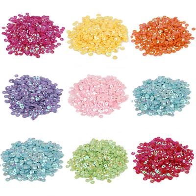 1200Pcs Colorful Sequin PVC Flat Round Loose Sequins Paillettes Sewing Wedding Craft Women Garments Accessories