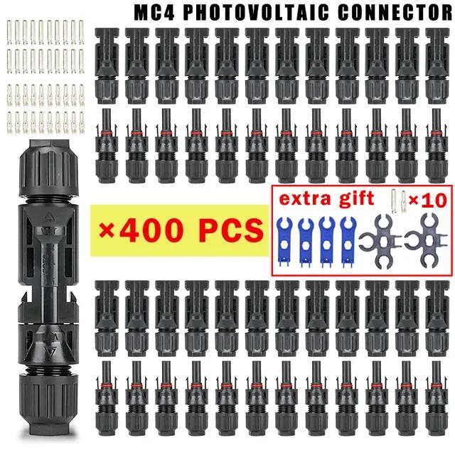 400/200/100/40/20/10 Pcs 1000V 30A Solar Connector Kit Connectors for Solor Panel