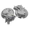 1Set Motorcycle Chrome Front Brake Rotor Disc Covers Trim For Honda Goldwing GL1500 1988-2000 Front Rotor Disc Shells kit