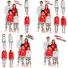 Comfy Family-matching Christmas Pajamas Sleepwear Set Women Men Kids Long Sleeve Deer Nightwear
