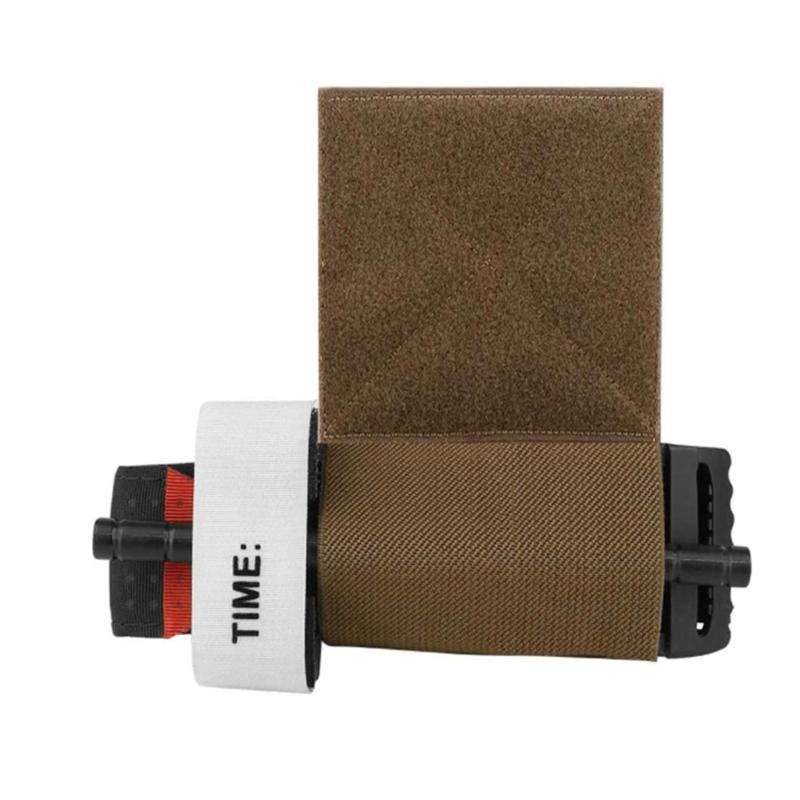 Tactic Tourniquets Holder Pouches Medicals First Aids Lightweight Hook and Loop Panel Tourniquets Strap Storage Belt