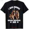 Bold Statement Vintage German Shepherd T Shirt 100 Cotton Crew Neck Vintage Washed Comfortable Breathable Graphic Versatile