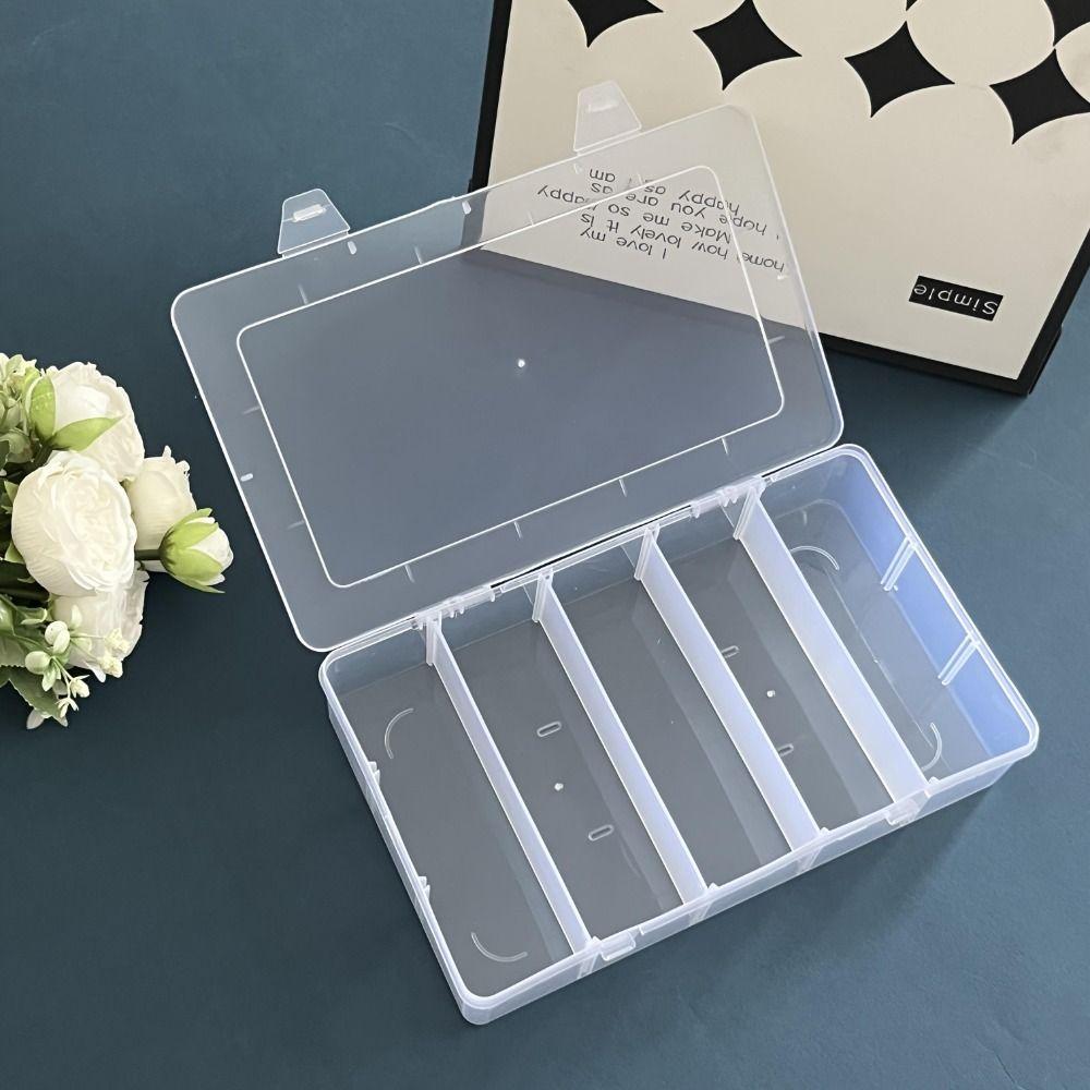 Adjustable Dividers Tool Organizer Box Transparent Accessory Organizer  Hardware Accessories