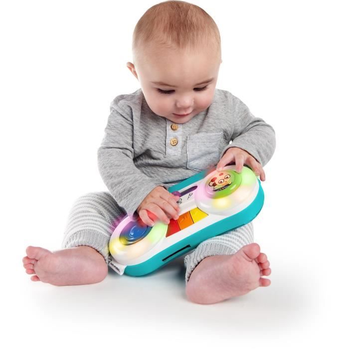 BABY EINSTEIN Radio enfant, cadeau bébé, stéréo pour bébé, 3 stations musicales et 30 mélodies et sons 12M+