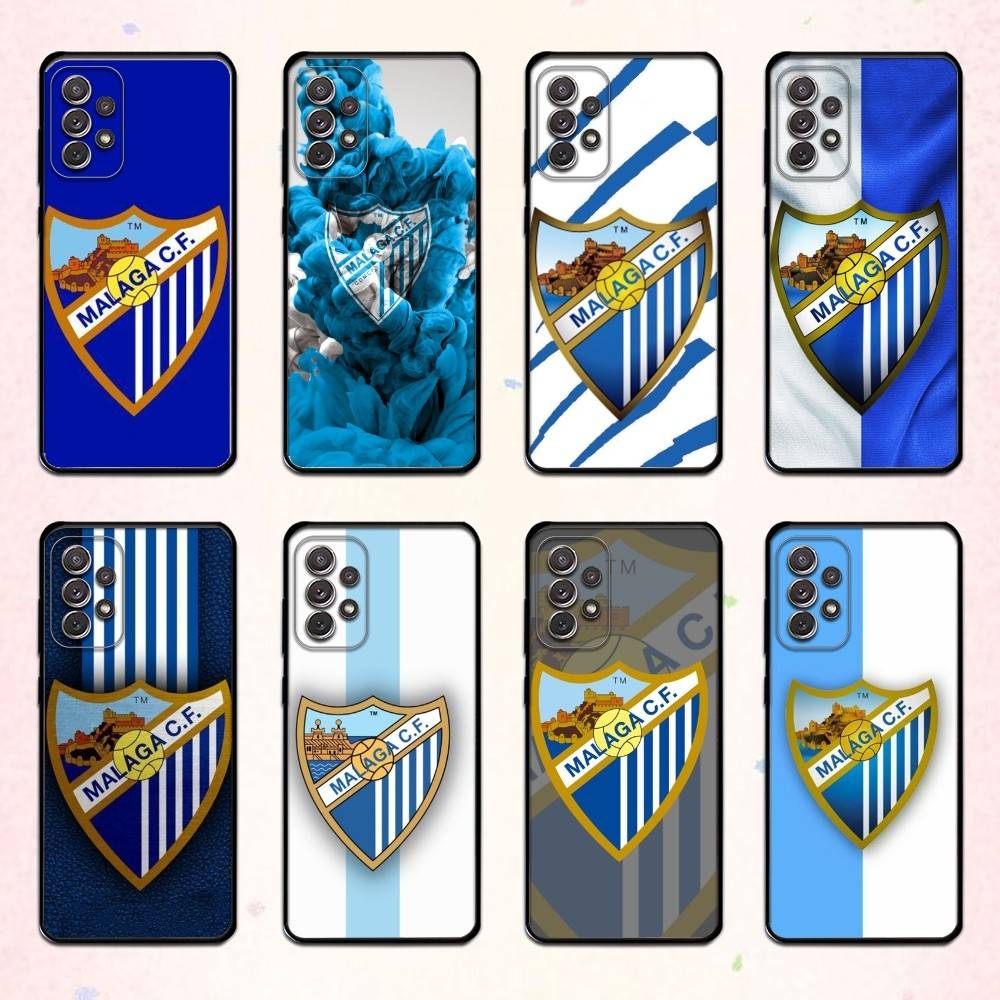 Cool M-Malaga C-CF Phone Case For Samsung S 25,24,23,22,30,21,10,9,Ultra,Plus,Lite,FE,4,5 G Soft Black Case