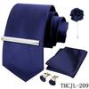 Men'S Business Dress Tie 5-Piece Groom Best Man Dress Accessories Gaowei Dense Jacquard Tie Worker