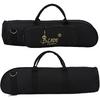 Trumpet Bag, Oxford Cloth Trumpet Gig Bag Thicken Waterproof Carrying Case with Shoulder Belt (Black) Bags, Straps