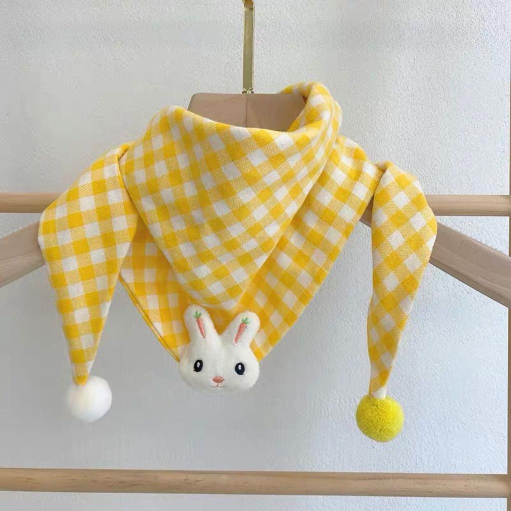 Bomull Baby Triangle Skjerf Høst Vinter Varmt vindtett halstørkle Barn Munnhåndkle Søt tegneserie Gutter Jenter Barneskjerf