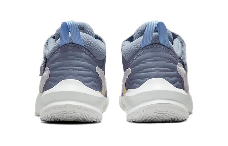 Nike Team Hustle D 10 Dream Low Top Basketball Shoes Blue White Children Aged 3 7 Years Old DH4906-410