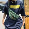 Women Canvas Bag Small Chest Bag Student Sports Waist Bag Men's Mobile Phone Bag