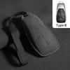 Suede Car Key Case Cover For Baic Beijing X7 Bj40 Senova D50 D70 X55 X65 Eu5 Eu7 Car Key Protector Keychain Accessories