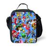 Super Mario Kids Insulated Lunch Bag Durable Oxford School Travel Picnic Bag