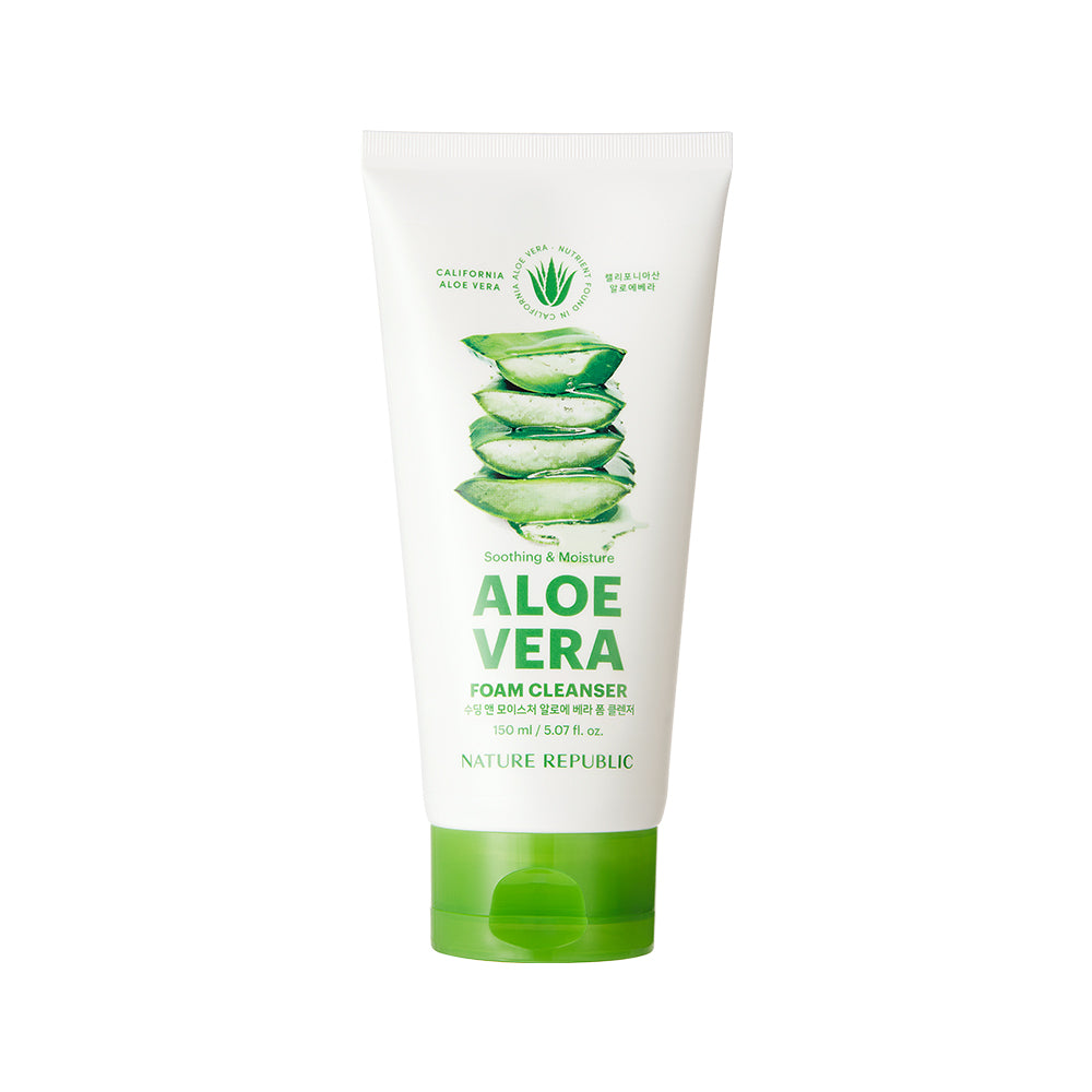 Nature Republic Soothing & Moisture Aloe Vera Foam Cleanser 150ml