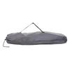 Heavy-duty Steel Tube Folding Bed, Black Frame with Black Pearl Cushions
