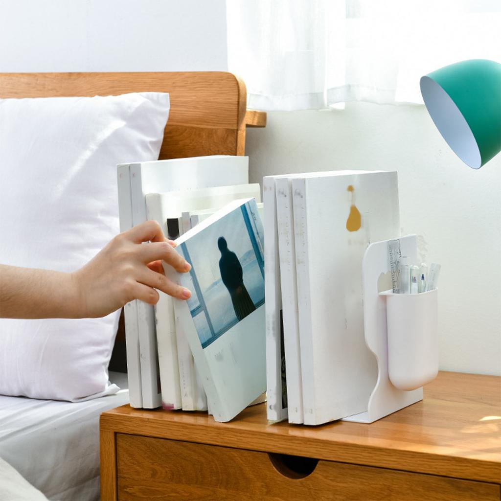 Book Ends Retractable Simple Style Versatile Space Saving Book Shelf Holder for Office Classroom
